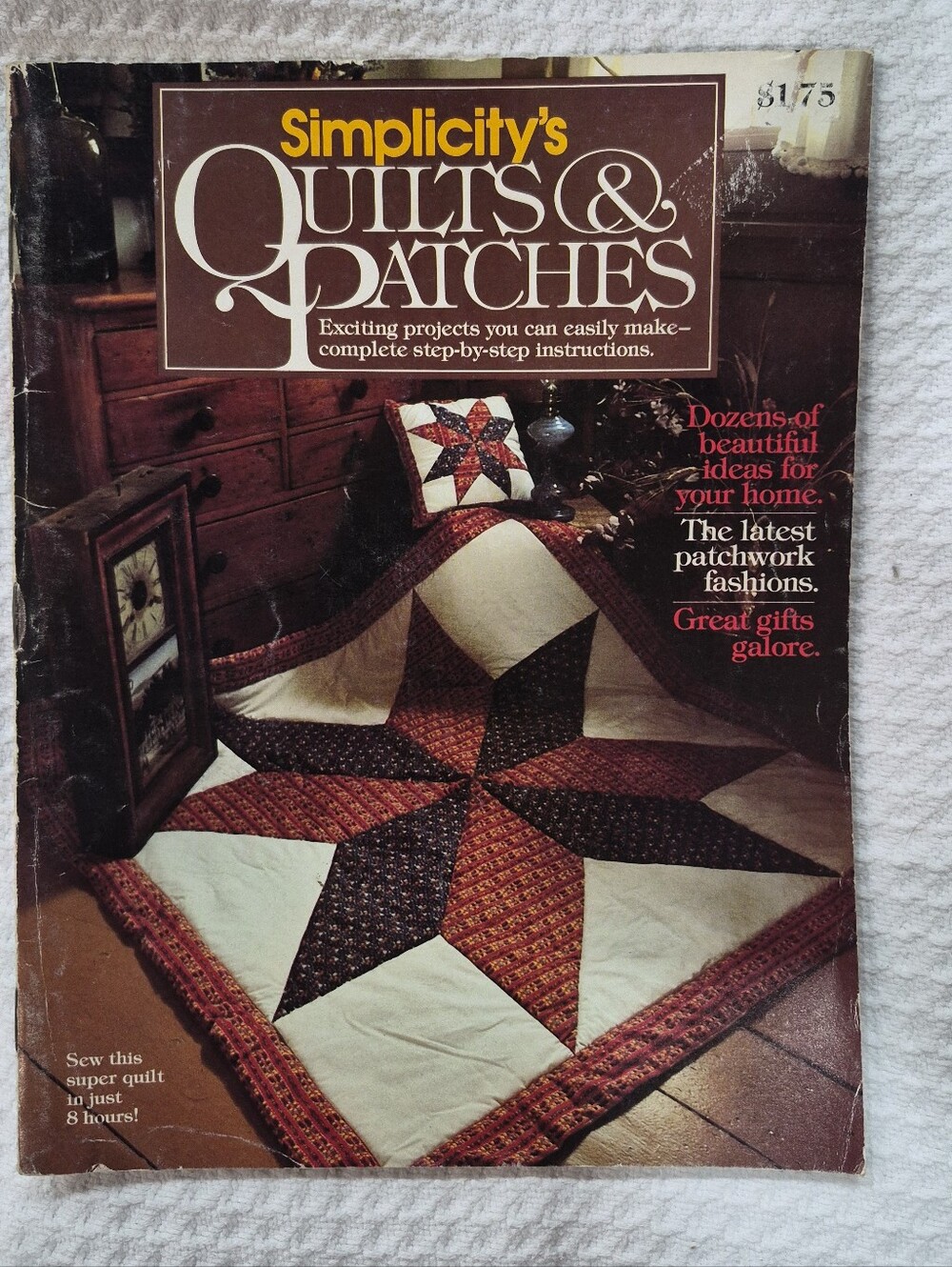 Simplicity's Quilts and Patches Projects With Complete Instructions 1979